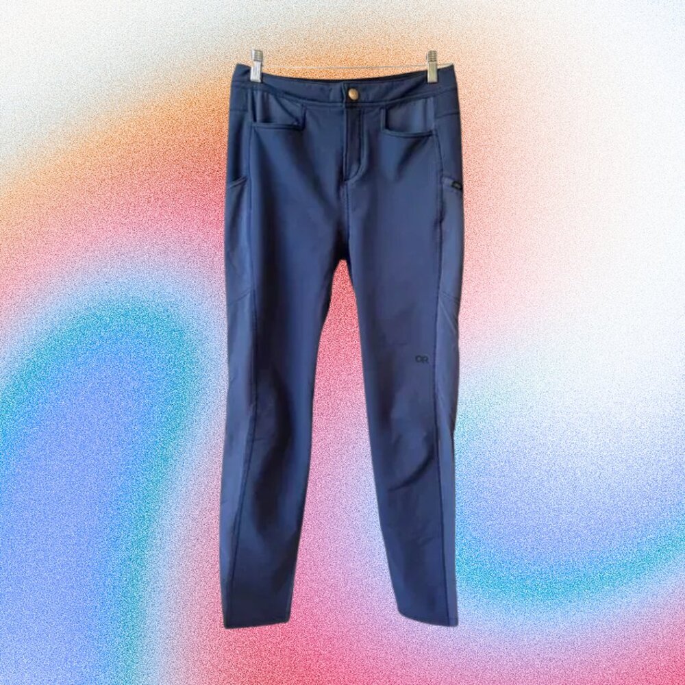 Outdoor Research Women's Methow Pants Size 4 Pant Small S Blue Fleece Lined - Picture 5 of 16